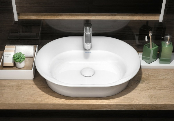 раковина kerama marazzi canaletto 60 cn.wb.60 белая глянцевая