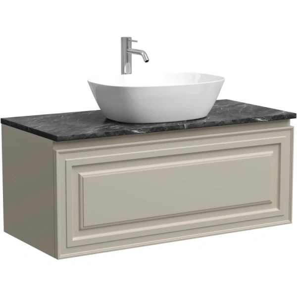 тумба под раковину sancos very 100 vr100ce подвесная beige soft