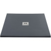 душевой поддон aquanet pleasure 00258889 из искусственного камня, 100×100 см,черный