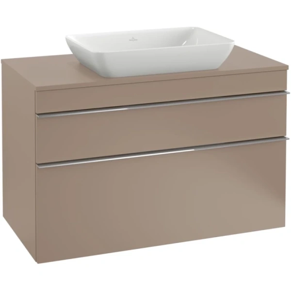 раковина villeroy & boch venticello 411355r1 накладная, 55x36 см, альпийский белый с покрытием ceramicplus