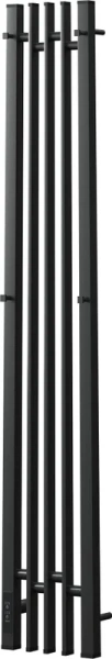 полотенцесушитель point фрея п2 pn20732gb электрический, 18x120 см, графит блеск
