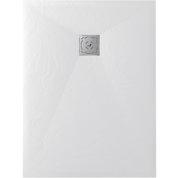 душевой поддон из искусственного камня rgw st-w 16152913-01 90x130 см, белый