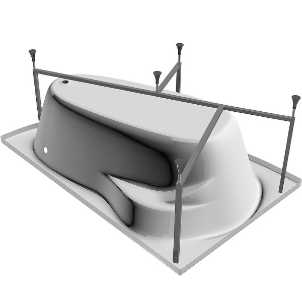 акриловая ванна relisan ariadna гл000001461 r 135x95