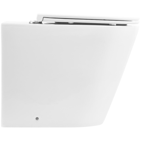 унитаз belbagno flay-r bb1003cbr/bb870sc приставной с сиденьем микролифт