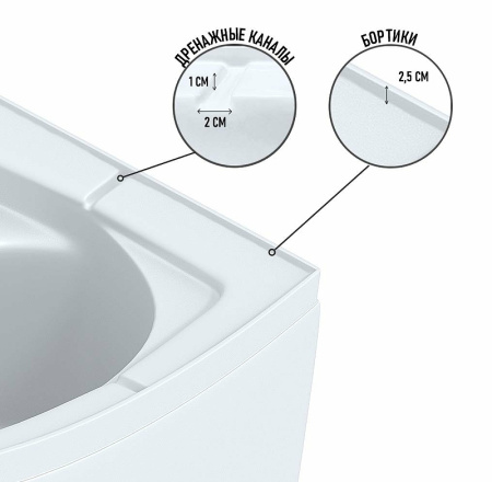 душевая кабина niagara eco 90x90 e90/13/mt/bk без гидромассажа