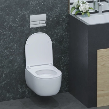 комплект подвесной унитаз berges ego xl 082118 + система инсталляции tece 9400413