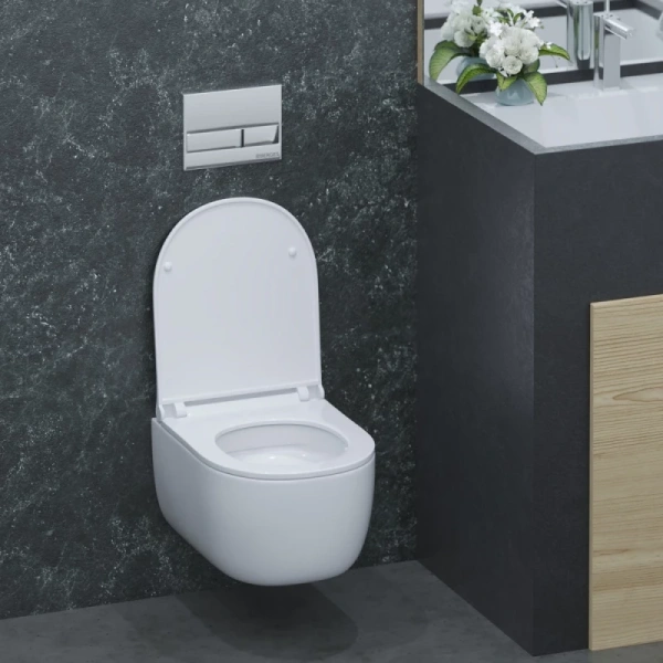 комплект подвесной унитаз berges ego xl 082118 + система инсталляции tece 9400412