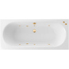 Акриловая ванна Excellent Oceana 180x80 "SOFT" цвет золото