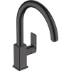 Смеситель для кухни Hansgrohe Vernis Shape M35 71871670, черный матовый