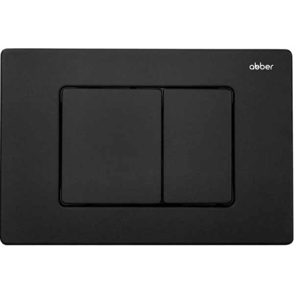 комплект инсталляция с унитазом abber ac1201-ac0105-ac0120mb с кнопкой смыва, черный матовый + унитаз подвесной abber rechteck безободковый, с сиденьем микролифт, белый