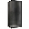 Душевой уголок Abber Schwarzer Diamant 80×80 AG02080BMхh профиль черный, стекло матовое