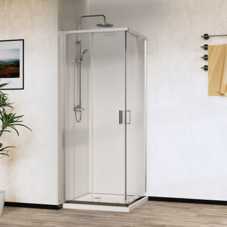 душевой уголок 100×80 см vincea city vss-5ct8010cl прозрачное