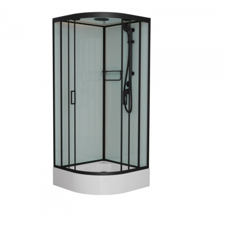 Душевая кабина Frank F409/1 Black 90х90