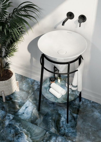 смеситель для раковины kerama marazzi linea 71028ekm.01.093 черный матовый
