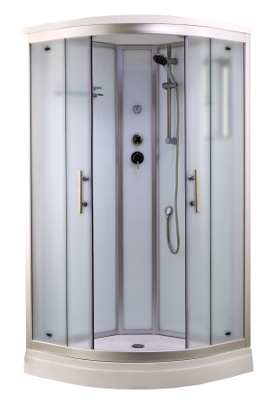 Душевая кабина Timo Standart Silver Fabric T-6609SF 90х90