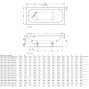 стальная ванна bette form 2951-000 plus ad 190x80 см