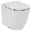 унитаз приставной ideal standard connect aquablade e052401 безободковый