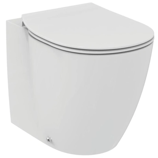 унитаз приставной ideal standard connect aquablade e052401 безободковый