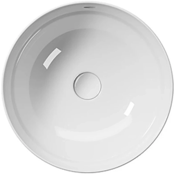 раковина gsi pura 885511 накладная, ø40 см, bianco lucido (белый глянец)