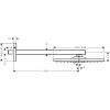 верхний душ hansgrohe raindance e 300 air 1jet 26238000