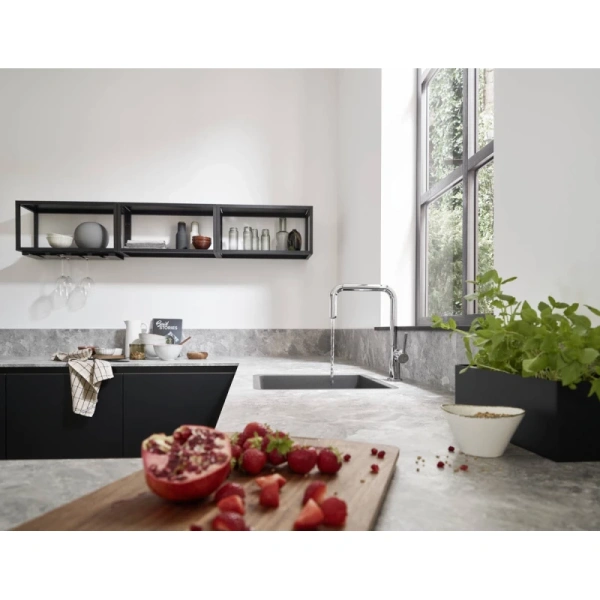 смеситель для кухни hansgrohe talis m54 72806000, хром