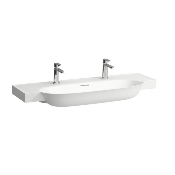 Раковина накладная/полувстраиваемая Laufen New Classic 120 см 8.1385.8.757.107.1
