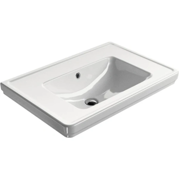 раковина gsi classic 8787111 подвесная, 75x50 см, bianco lucido (белый глянец) раковина gsi classic 8787111 подвесная, 75x50 см, bianco lucido (белый глянец)