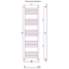 полотенцесушитель водяной 1900x500 белый глянец сунержа богема+ 12-0220-1950