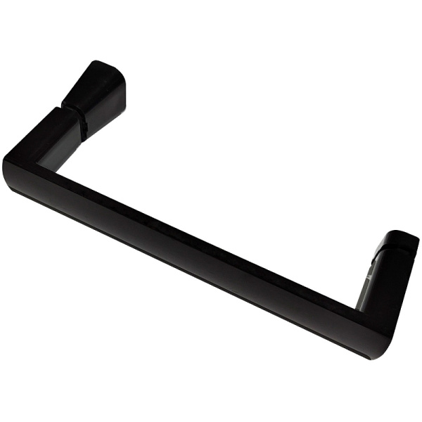 душевой уголок abber schwarzer diamant 130x60 ag30130b5-s60b5 профиль черный, стекло прозрачное