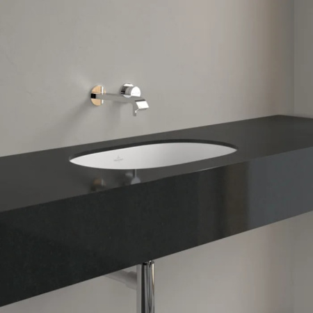 раковина встраиваемая villeroy & boch o novo 416250r1 , с покрытием ceramicplus, цвет альпийский белый