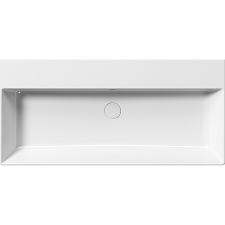 раковина gsi kube x 9423011 подвесная, 100x47 см, bianco lucido (белый глянец)