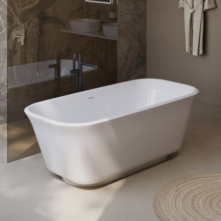 ванна акриловая отдельностоящая belbagno due bb702-1700-800-k