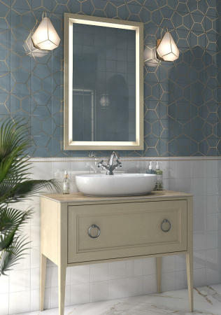 раковина kerama marazzi plaza 60 plr.wb.60.1 белая глянцевая