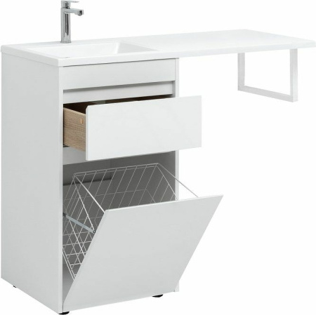 тумба с раковиной aquanet токио 110 l 239298 белая