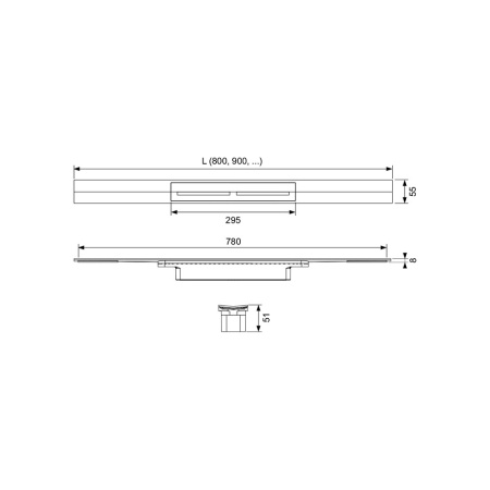 душевой лоток tece drainprofile 671203 120 см красное золото