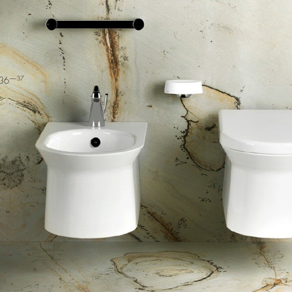 gessi gessi cono смеситель для биде на 1 отв. с донным клапаном и соединительными шлангами, цвет: хром