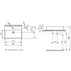 раковина накладная 60 см ideal standard strada k078101