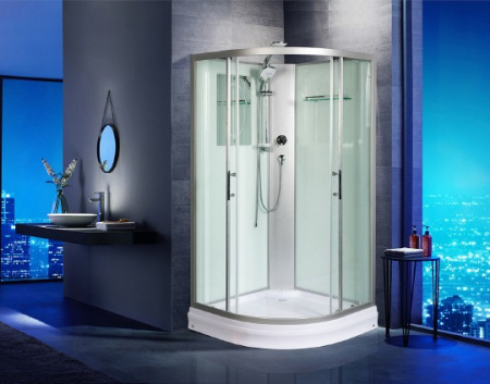 душевая кабина weltwasser ww500 werra 901 90x90 10000003223 профиль хром стекло прозрачное