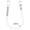 душевой шланг 135 см ideal standard idealrain bg135aa