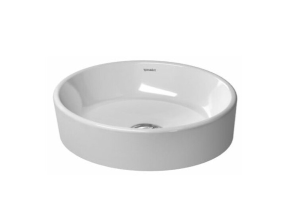 Раковина в ванную накладная 43.5 см Duravit Starck 2 23214400001 белая с покрытием WonderGliss