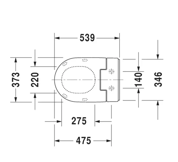 сиденье для унитаза duravit starck sensowash 611000 00 2 30 4300 с микролифтом функция биде