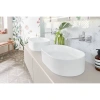 раковина villeroy & boch collaro 4a1956r1 накладная, 56x36 см, альпийский белый с покрытием ceramicplus