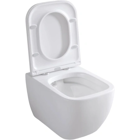 унитаз подвесной allen brau infinity 4.21004.20 безободковый, без сиденья, цвет белый