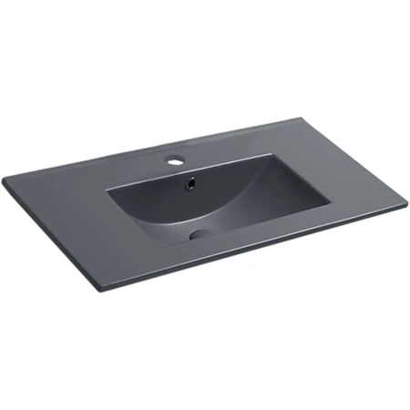 Раковина встраиваемая Vincea VBS-13975MA 76,3х46,6 см, цвет антроцит матовый