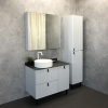 тумба с раковиной comforty сорренто 90н 00-00000821 напольная светло-серая