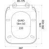 сиденье для унитаза с микролифтом berges quad slim pso 028703