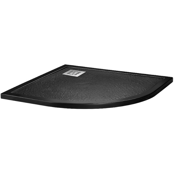 душевой поддон из искусственного камня belbagno uno 90x90 tray-mr-uno-r-90-550-35-nero черный