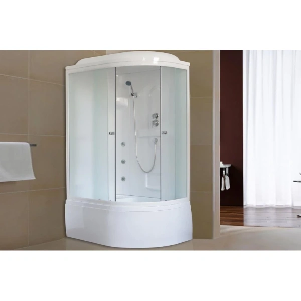 душевая кабина royal bath bk 120х80 rb8120bk2-m-l с гидромассажем