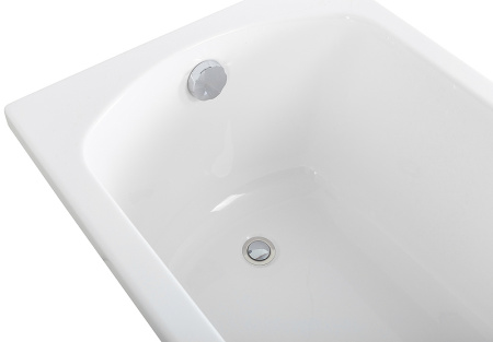 акриловая ванна cezares eco 155х70 eco-155-70-41-w37 без гидромассажа