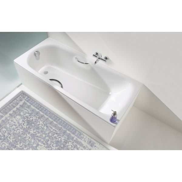 стальная ванна 160х70 см kaldewei saniform plus star 332 133230003001 с покрытием anti-slip и easy-clean